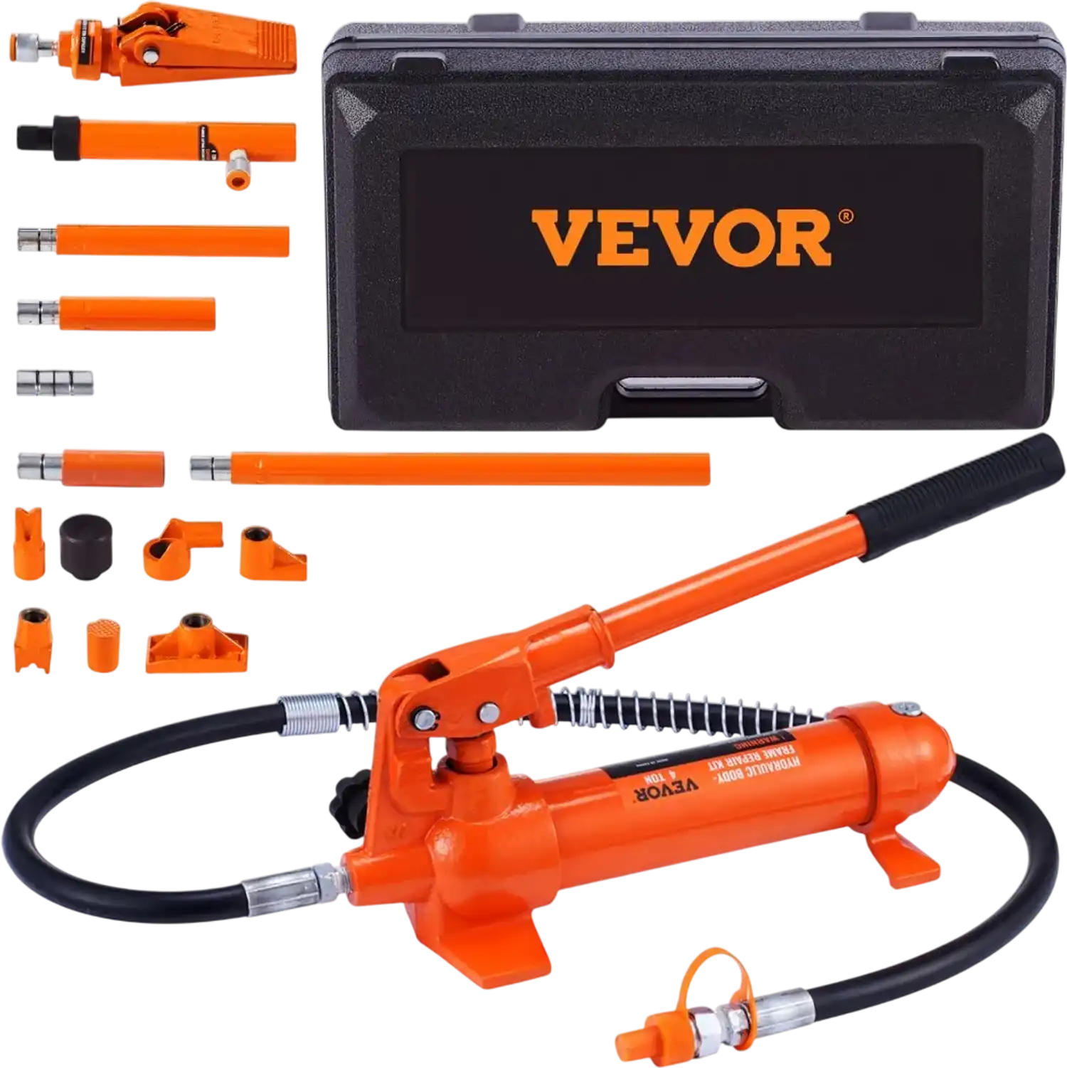 Vevor Porta Power Kit 4 Ton Hydraulic Jack Auto Body Frame Repair Set New