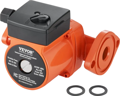 Vevor Circulator Pump Hot Water Recirculating 23 GPM 1