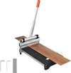 VEVOR 13 inch Vinyl Floor Cutter, 12mm Thick Laminate Flooring Cutter with 15°/30°/45° Adjustable Angle Settings, Flexible Wheels, Telescoping Handle, Certain Engineered Wood, LVT, VCT, SPC, LVP, WPC