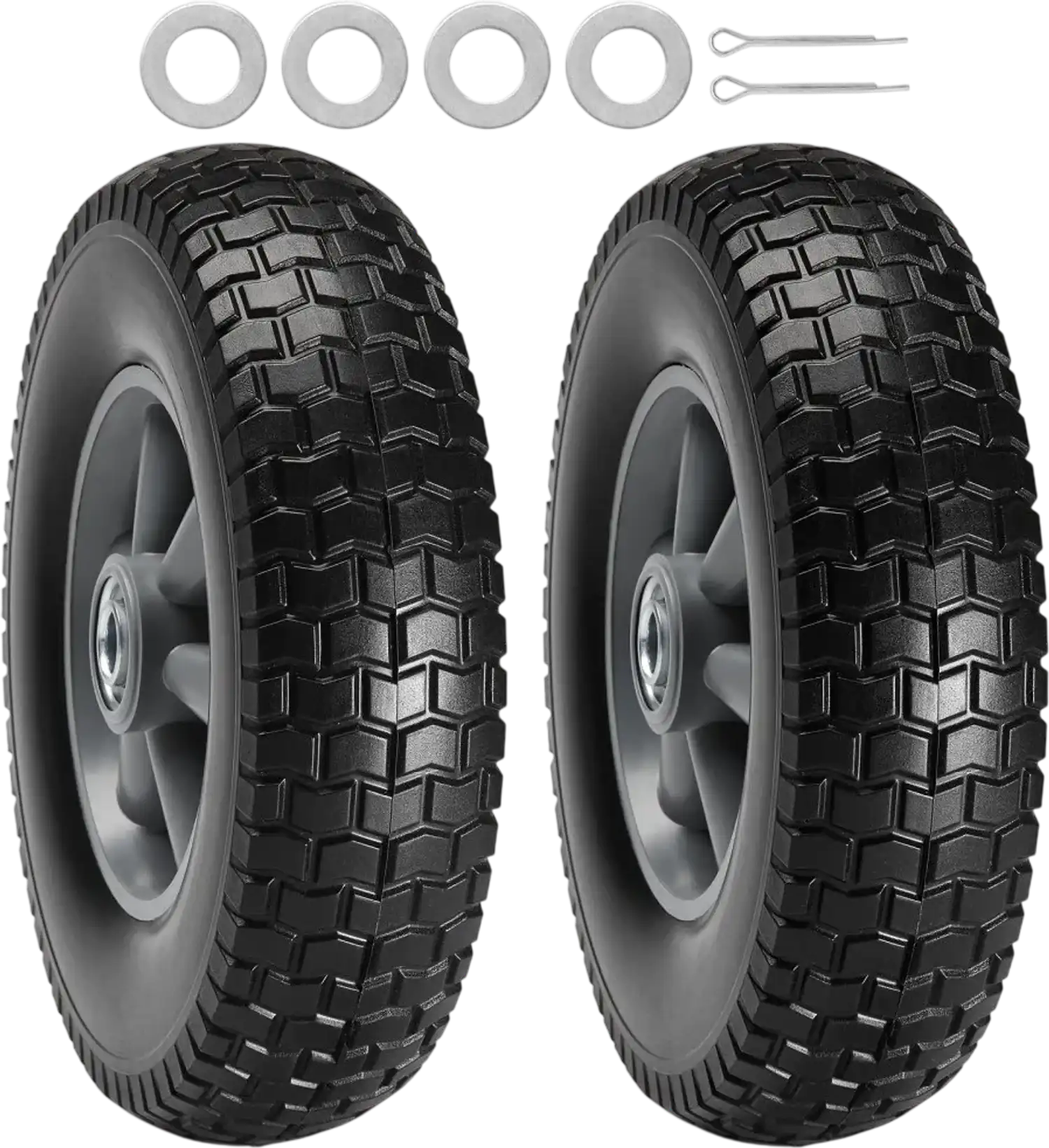 Vevor Tire Wheel Solid PU Run-Flat 10