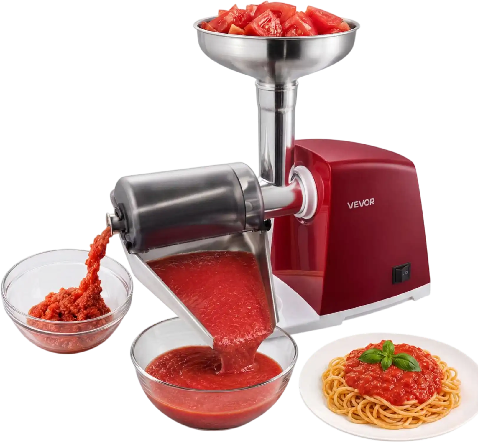 Vevor Electric Tomato Strainer Sauce Maker Food Mill Press Machine New