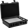 VEVOR Waterproof Hard Case, 19 x 14 x 5 Inches, with Customizable Foam, Portable Protective Hard Camera Case, Shockproof for Laptop, Pistol, Camera, and More, Black