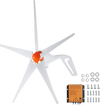 VEVOR 500W Wind Turbine Generator, 12V Wind Turbine Kit, 5-Blade Wind Power Generator with MPPT Controller, Adjustable Windward Direction & 2.5m/s Start Wind Speed, Suitable for Home, Farm, RVs, Boats