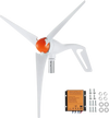 VEVOR 500W Wind Turbine Generator, 12V Wind Turbine Kit, 3-Blade Wind Power Generator with MPPT Controller, Adjustable Windward Direction & 2.5m/s Start Wind Speed, Suitable for Home, Farm, RVs, Boats