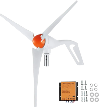 Vevor Wind Turbine Generator 500W 12V 3-Blade Kit with MPPT Controller New
