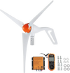 VEVOR 500W Wind Turbine Generator with Anemometer, 12V Wind Turbine Kit, 3-Blade Wind Power Generator, MPPT Controller & Adjustable Windward Direction, Suitable for Home, Farm, RVs, Boats