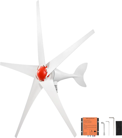 Vevor Wind Turbine Generator 800W 12V 5-Blade Kit with MPPT Controller New