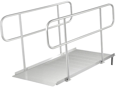 Vevor Wheelchair Ramp with Handrails 71.1