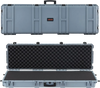 VEVOR Hard Rifle Case, Lockable Rifle Case with Pre-cut Foams, 52 in Gun Storage with Wheels, Heavy Duty IP67 Waterproof & Dustproof Pistol Storage Cases for Rifles, Shotguns, Airsoft Guns, Grey