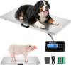 VEVOR Digital Postal Scale, 0.2 lbs Dual Accuracy, 1100 lbs Commercial Weight Scale with Hold/Tare Function & LCD Display, Fit for Packages, Postage, Luggage, Battery and Power Adapter Included