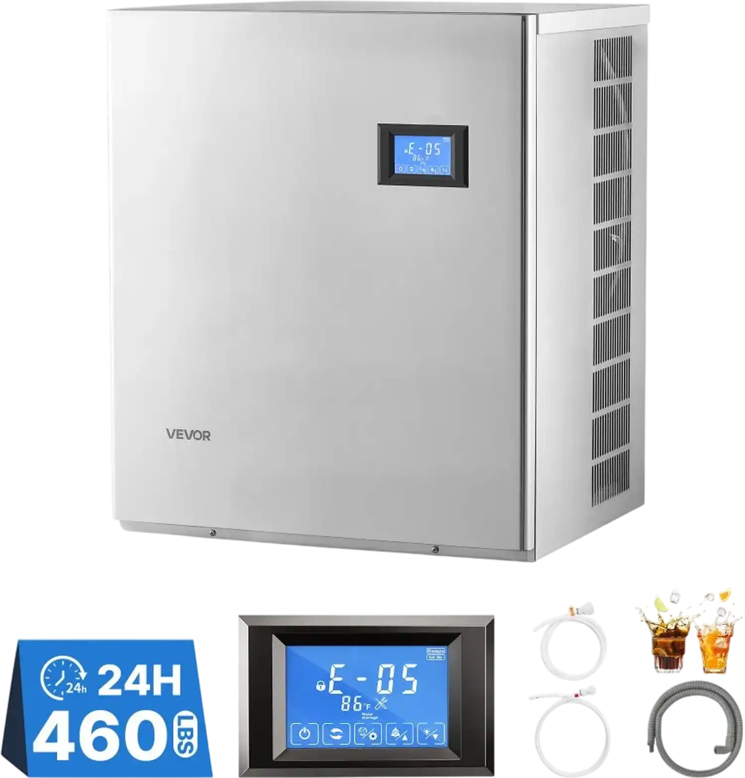 Vevor Commercial Ice Maker Head Only 690 lbs/Day Stainless Steel New