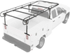 VEVOR Service Body Truck Ladder Rack 1000LBS Capacity Over-Cab Trucks Rack, 21"-31" Height Adjustable, Fit Single/Dual Rear Wheel Utility Truck, Heavy Duty Steel Support for Kayak Surfboard Lumber