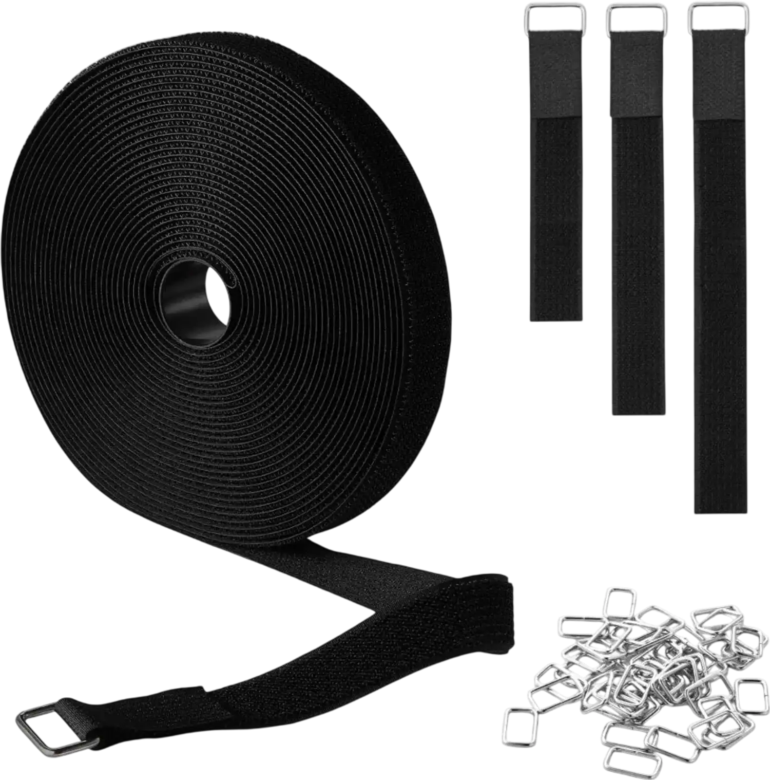 Vevor Cable Ties Heavy-Duty Hook and Loop Straps 393.7