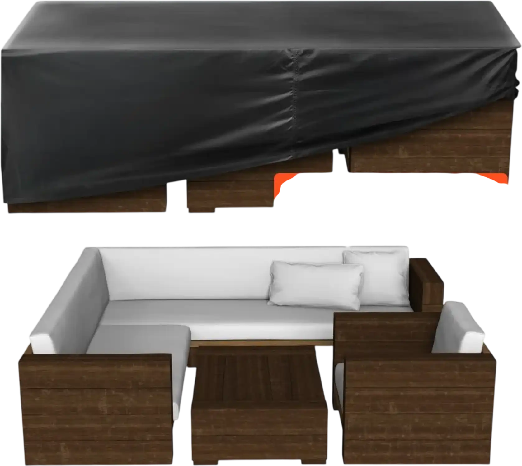 Vevor Patio Furniture Cover Heavy Duty Waterproof Outdoor Table and Chairs Cover 98