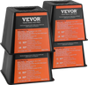 VEVOR Trailer Jack Block, 6000 lbs Capacity per RV Leveling Block, High-quality Polypropylene RV Camper Stabilizer Blocks, RV Travel Accessories Use for Any Tongue Jack, Post, Foot, 5th Wheels, 4-Pack