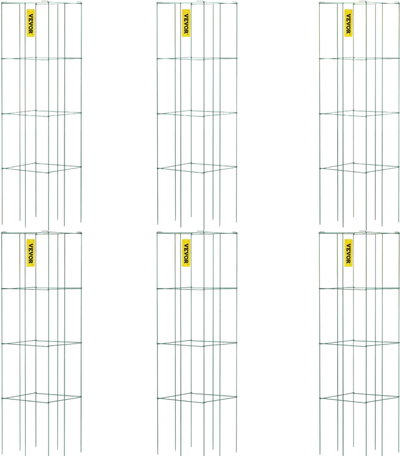 Vevor Tomato Cages 6-Pack Square Plant Support Cages 14.6