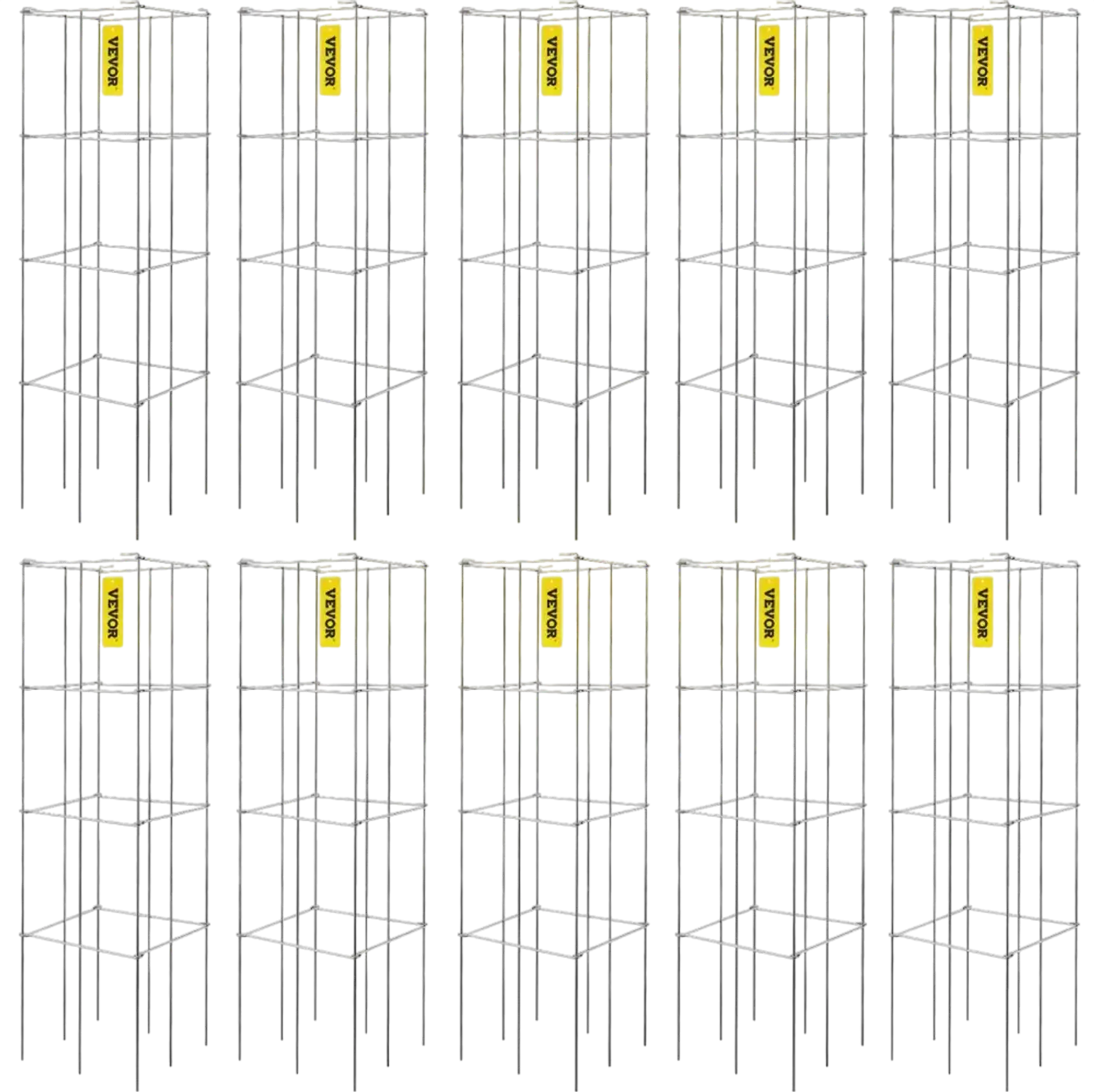 Vevor Tomato Cages 10-Pack 11.8