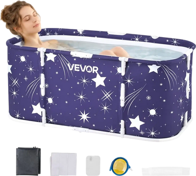 Vevor Foldable Bathtub Portable 45.3