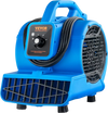 VEVOR Floor Blower, 1360 RPM 600 CFM, Air Mover for Drying and Cooling, Portable Carpet Dryer Fan with 4 Blowing Angles,3-Speeds Adjustment, for Janitorial, Home, Plumbing, Commercial Use