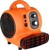 VEVOR Floor Blower, 1/4 HP, 1000 CFM Air Mover for Drying and Cooling, Portable Carpet Dryer Fan with 4 Blowing Angles and Time Function, for Janitorial, Home, Commercial, Industrail Use, ETL Listed