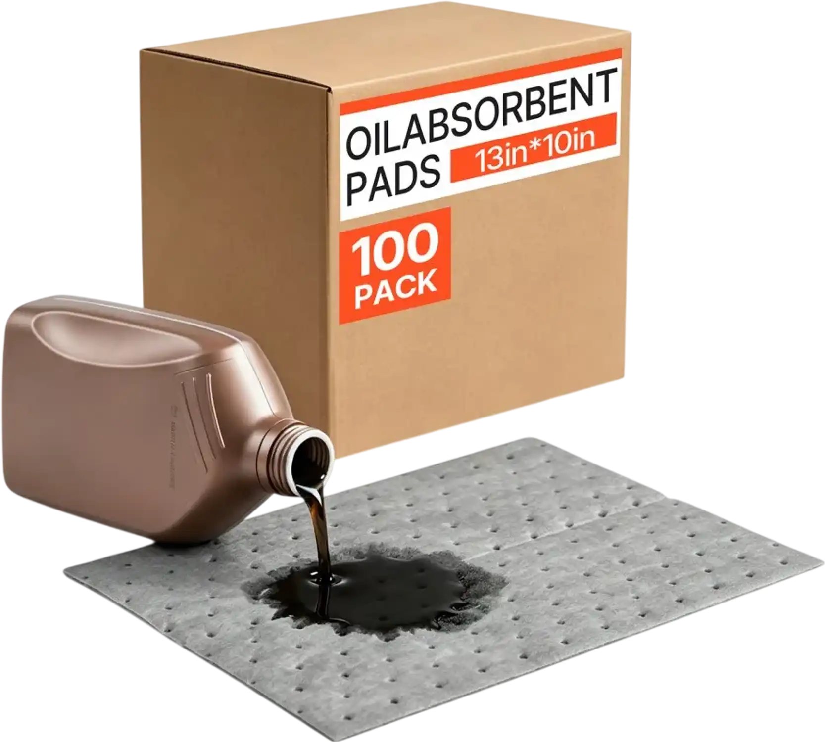 Vevor Spill Absorbent Pads Oil & Water Heavy-Duty 13