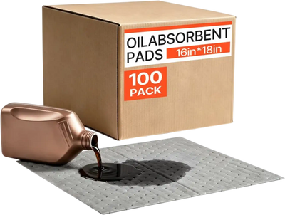 VEVOR Oil & Water Absorbent Pads, 16