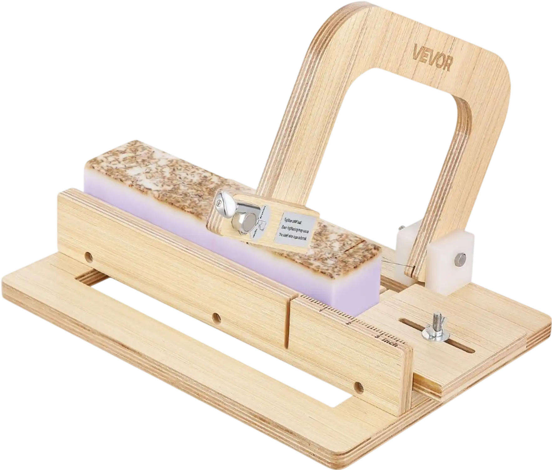 Vevor Soap Cutter Adjustable Wooden Wire Soap Slicer New