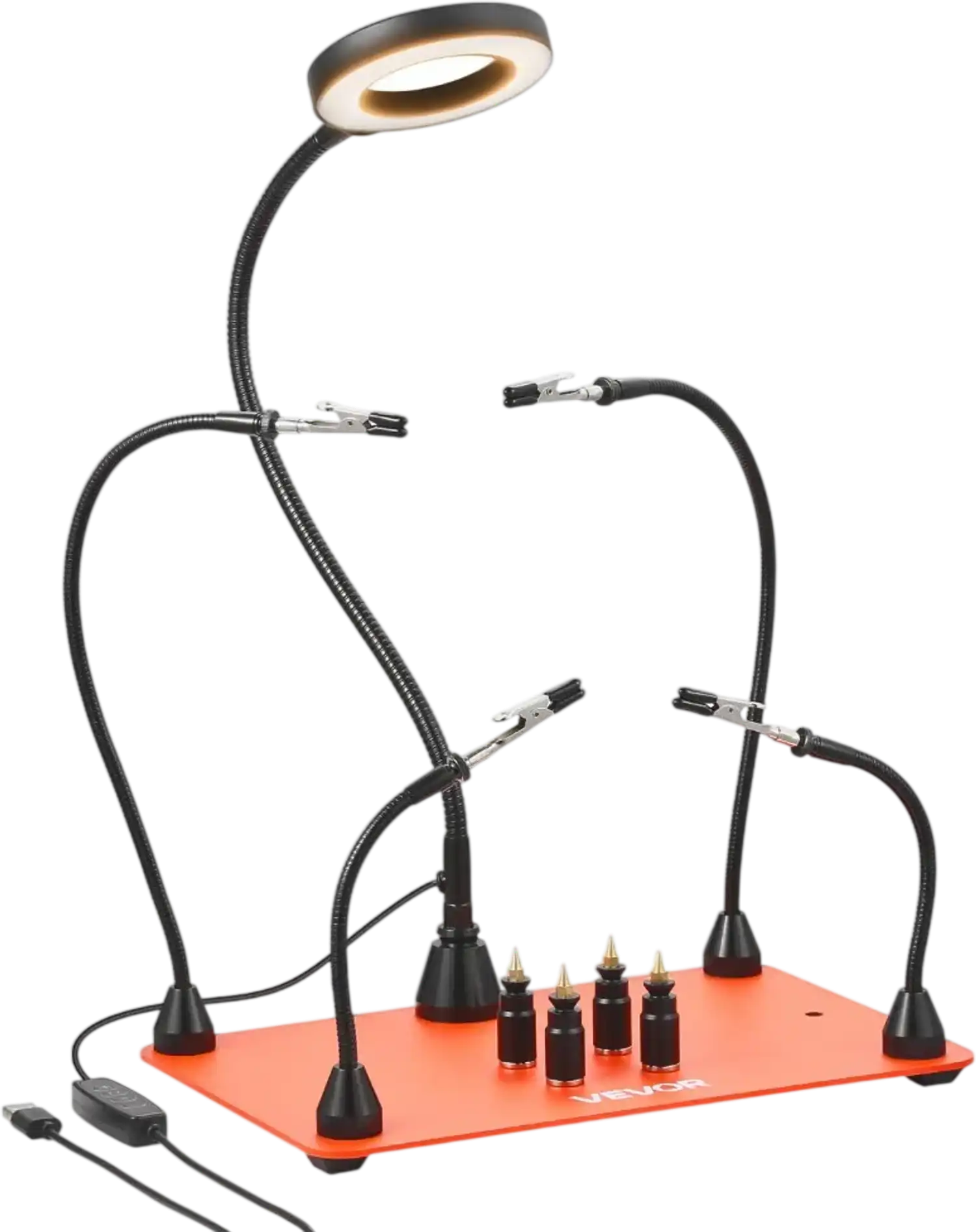 Vevor Soldering Station Magnetic Helping Hands with 3X LED Magnifying Lamp New