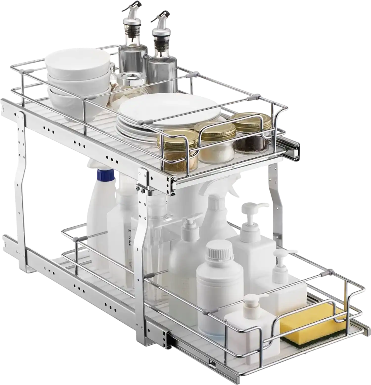 Vevor Pull-Out Cabinet Organizer 2-Tier 12