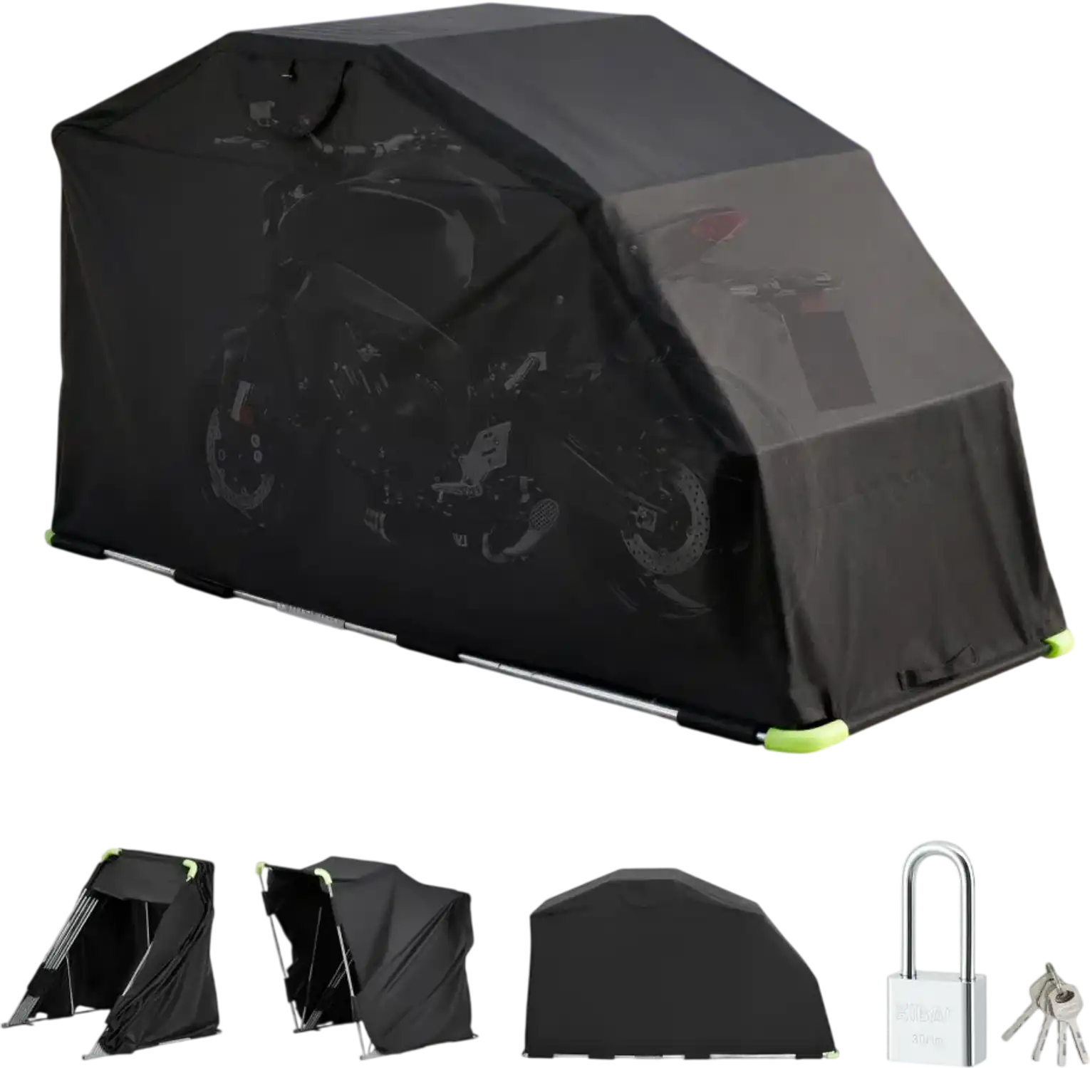 Vevor Motorcycle Shelter Storage Garage Tent Cover 110