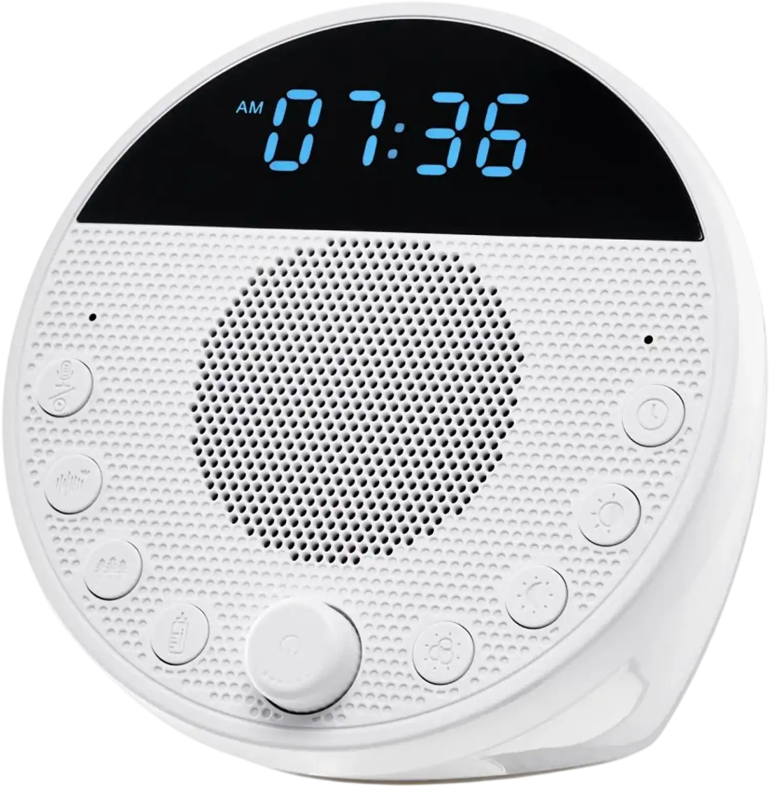 Vevor Sound Machine 18-Soothing-Sound White Noise Sleep Machine with Night Light and Clock New
