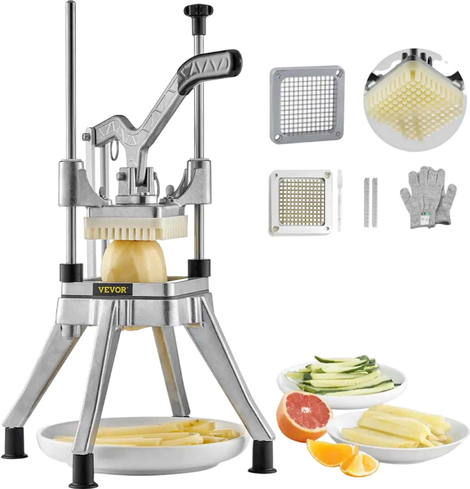Vevor Vegetable Chopper Commercial 1/4