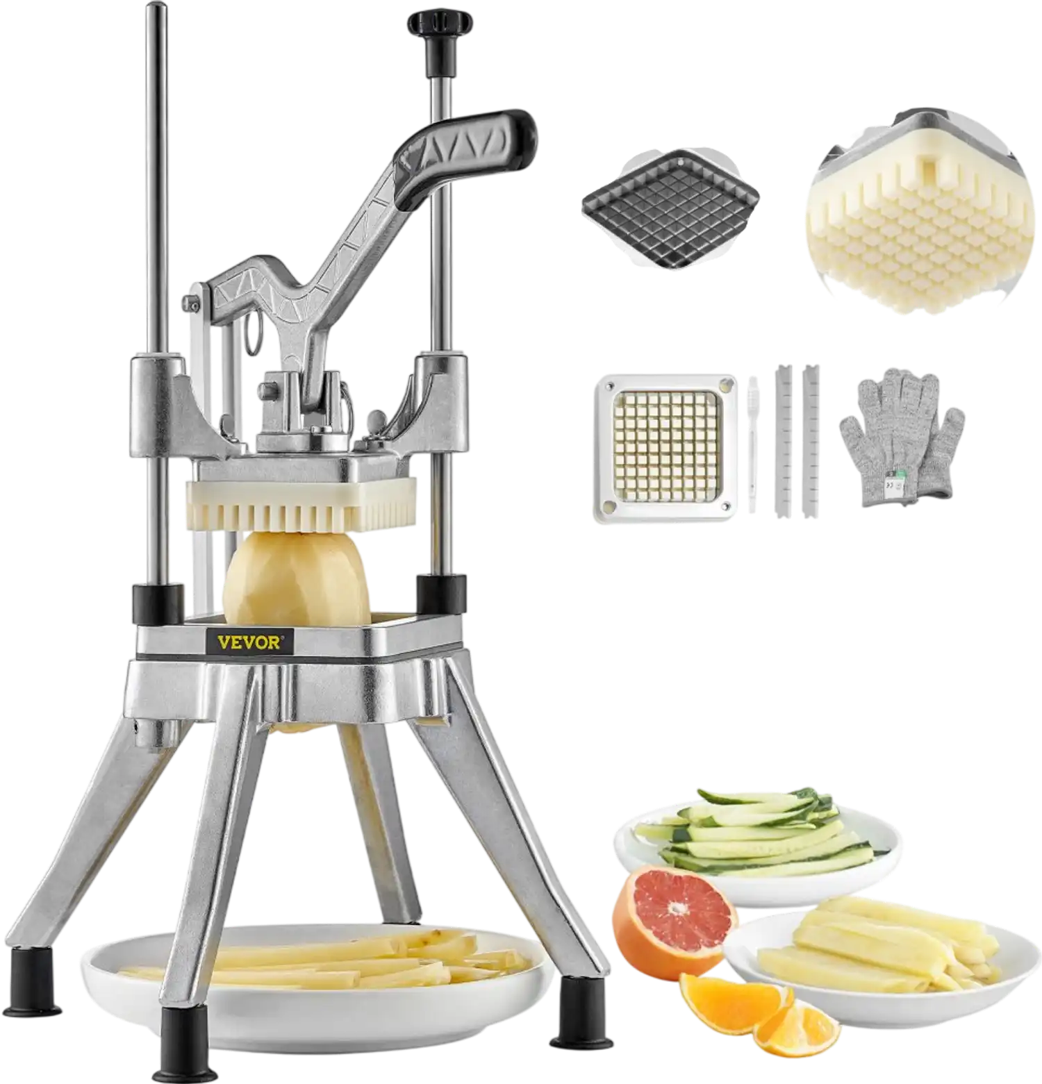 Vevor Vegetable Chopper Commercial Fruit Dicer 3/8