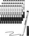 VEVOR Black Dry Erase Markers, 36 Pack Low-Odor Whiteboard Markers, Fine Point Whiteboard Markers, Easily Clean Dry Erase Markers Bulk for School Office Home
