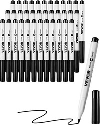 VEVOR Black Dry Erase Markers, 36 Pack Low-Odor Whiteboard Markers, Fine Point Whiteboard Markers, Easily Clean Dry Erase Markers Bulk for School Office Home