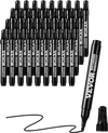 VEVOR Black Dry Erase Markers, 36 Pack Low-Odor Whiteboard Markers with Chisel Tip, Easily Clean Dry Erase Markers Bulk for School Office Home