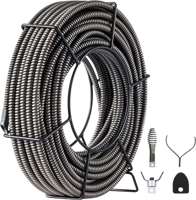 Vevor Drain Cleaning Cable 100' x 1/2