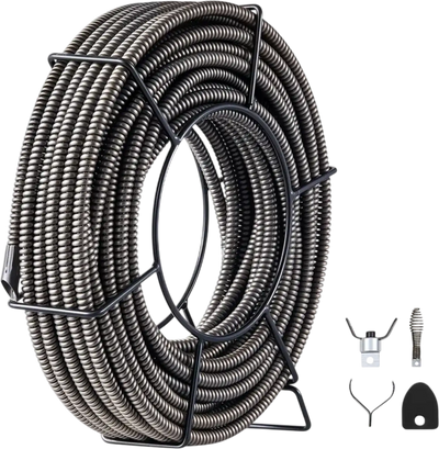 Vevor Drain Cleaning Cable 75' x 1/2