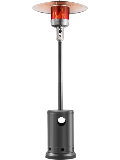 Vevor Patio Heater 50,000 BTU Outdoor Propane Silver Gray New