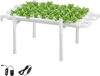 VEVOR Hydroponics Growing System Kit, 1-Tier 36 Sites UPVC Pipe Hydroponic Grow Kit with Timed Irrigation, Sun & Light Blocking Pipes, Indoor Home Garden Vegetable Planting Grow Kits for Fruit Herb