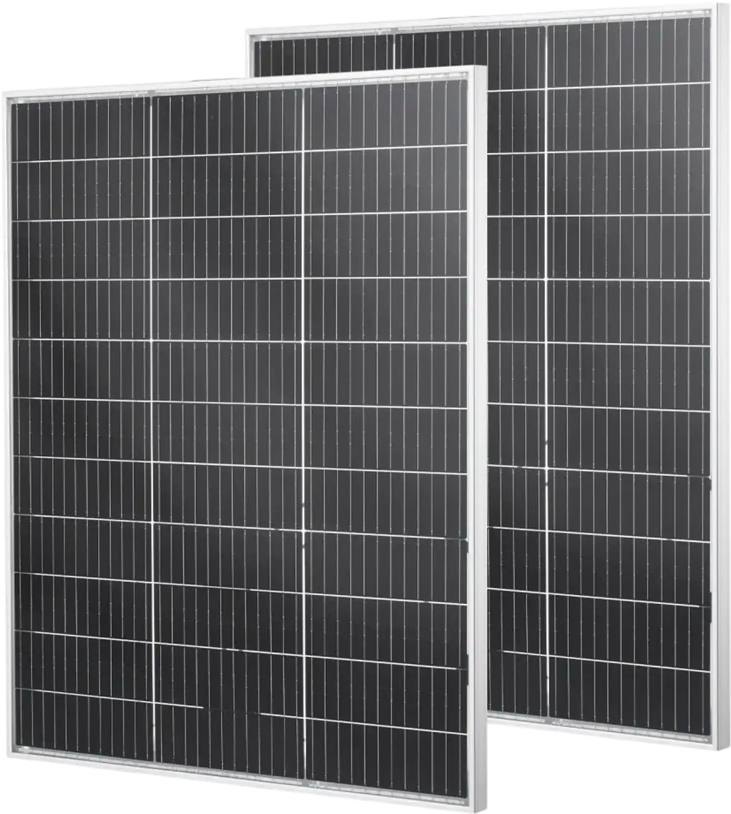 Vevor Solar Panels 2 x 100W Bifacial N-Type Monocrystalline MC4 IP67 New