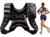 VEVOR Weighted Vest, 6 lbs Body Weight Vest for Men Women, with Reflective Stripe, Adjustable Buckle, Workout Equipment for Strength Training, Running, Jogging, Fitness, Muscle Building, Weight Loss