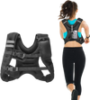 VEVOR Weighted Vest, 12 lbs Weight Vest with Reflective Stripe, Adjustable Buckle Body Weight Vest for Men Women, Workout Equipment for Strength Training, Running, Jogging, Fitness, and Weight Loss
