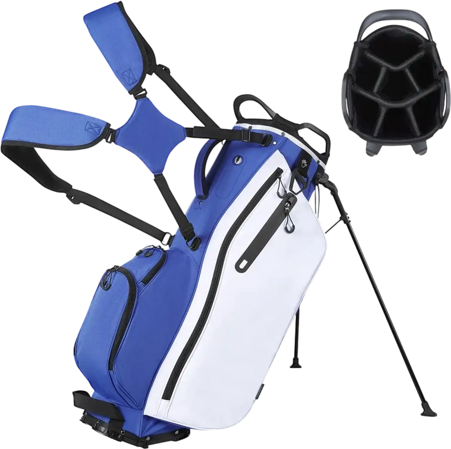 Vevor Golf Cart Bag 7-Way Top Divider Stand Bag New