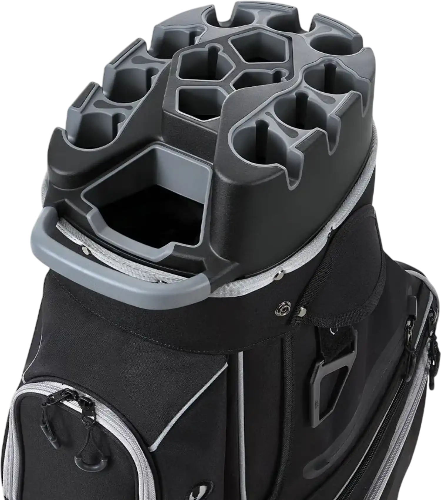 Vevor Golf Cart Bag 14-Way Divider Organizer with Storage Pockets and Rain Hood New