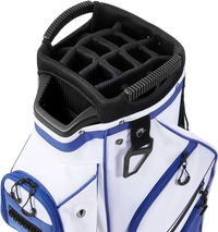 VEVOR Golf Cart Bag, 15 Way Top Divider Organizer, Golf Club Bag with Full-length Divider, Storage Pockets, Ergonomic Shoulder Strap, Rain Hood, Smooth Zippers, Lightweight Polyester for Men & Women