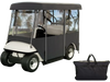 VEVOR Golf Cart Enclosure, Polyester Driving Enclosure, Club Car Covers Universal Fits for 2+2 Passenger Golf Carts, Sunproof and Dustproof Outdoor Cart Cover