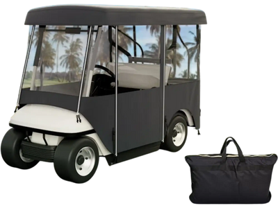 Vevor Golf Cart Enclosure 4 Passenger Black New