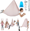 VEVOR Aerial Yoga Hammock, 300 lbs Load Aerial Silk, Yoga Swing with Nylon Fabric, PE Zipper Bag for Parent-Child Interaction, Strengthen Muscles & Improve Practice, Hammock and Swing Combo