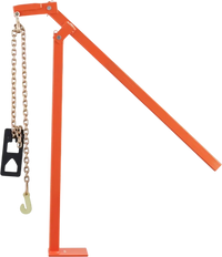 VEVOR 36 in T Post Puller, Heavy Duty Fence Post Pullers with Puller Plate & 47 in Lifting Chain, Labor-Saving T-Post Remover Tool for Round Fence Posts, Sign Posts & Tree Stumps